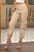 'Paloma' High Waist Cargo Pants - Celes Fashion
